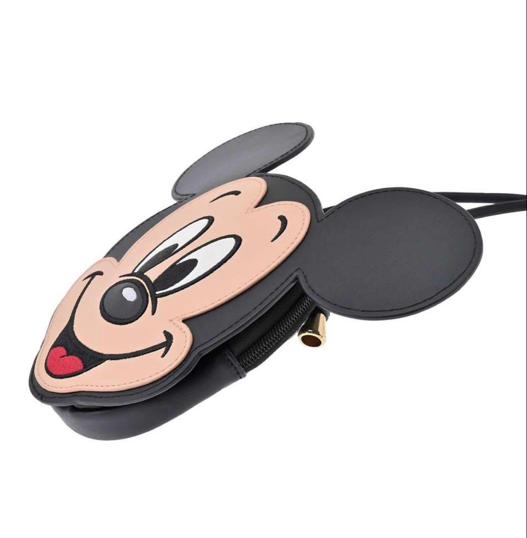 ディズニーストア　ミッキー&フレンズ フェイスデザインポシェットミッキー