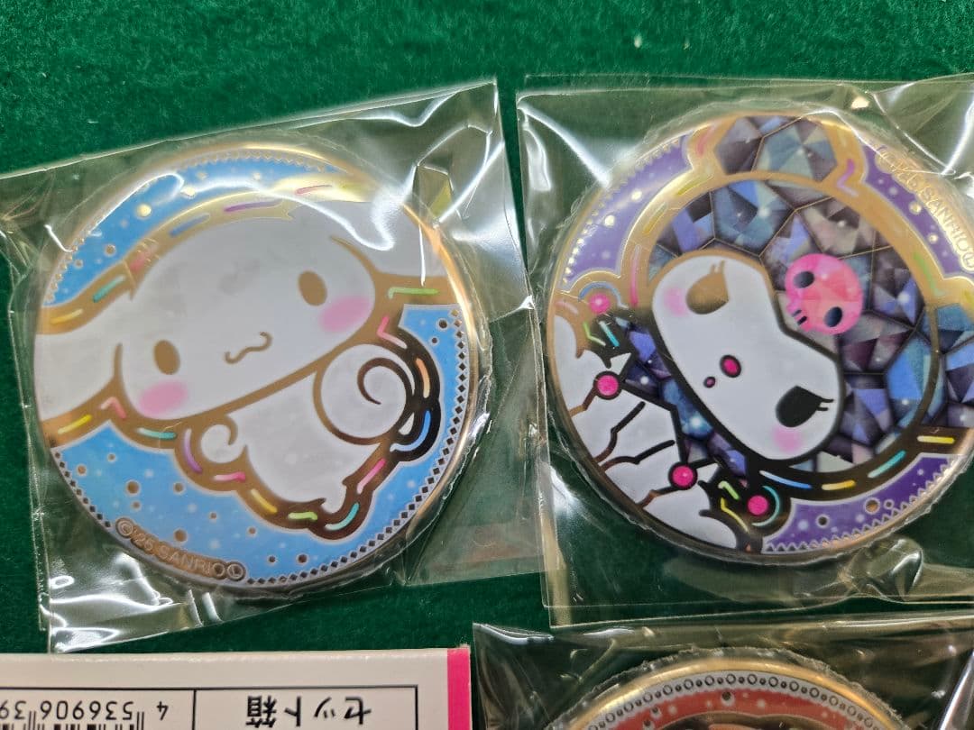 【新品未開封】サンリオキャラクターズ 金バッジ コンプ 10個セット