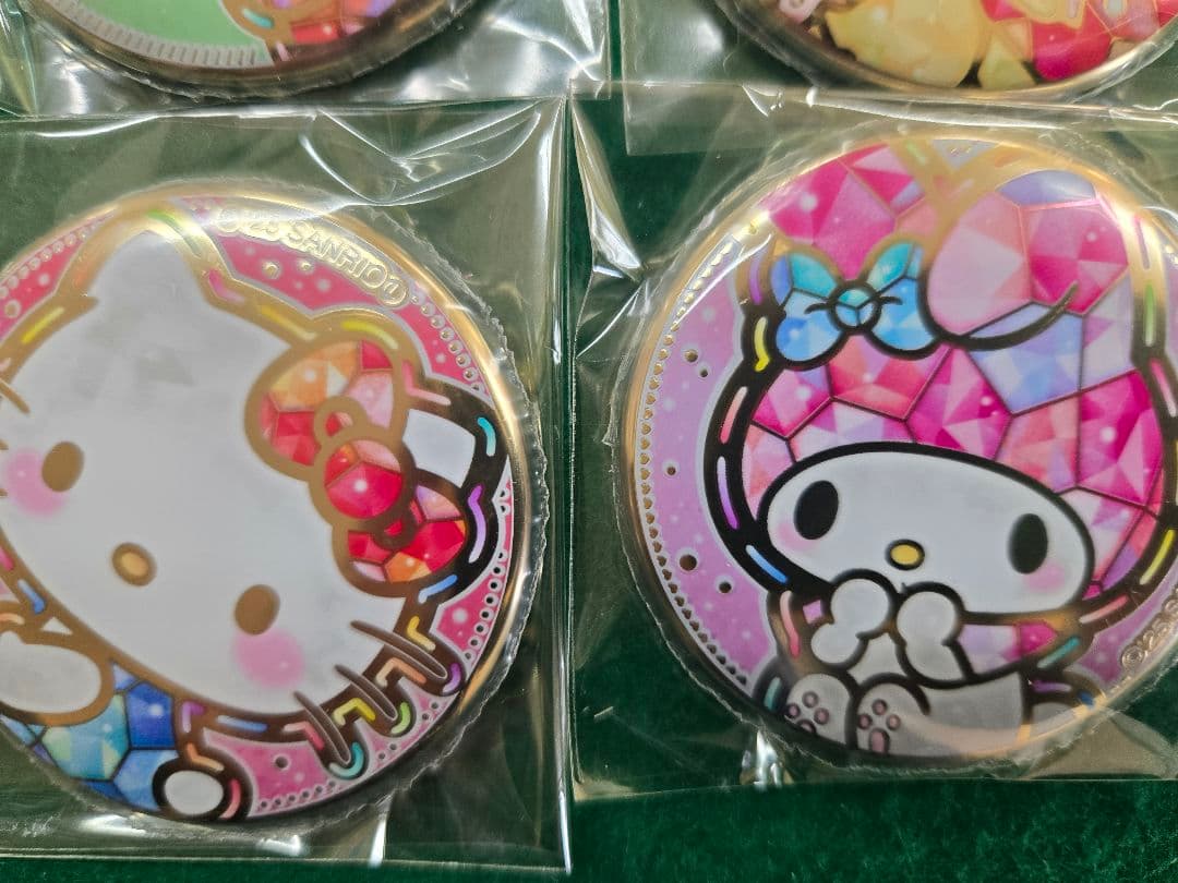 【新品未開封】サンリオキャラクターズ 金バッジ コンプ 10個セット