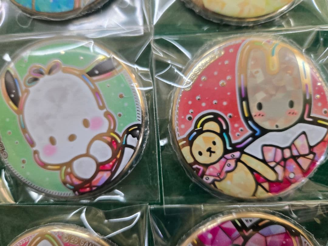 【新品未開封】サンリオキャラクターズ 金バッジ コンプ 10個セット