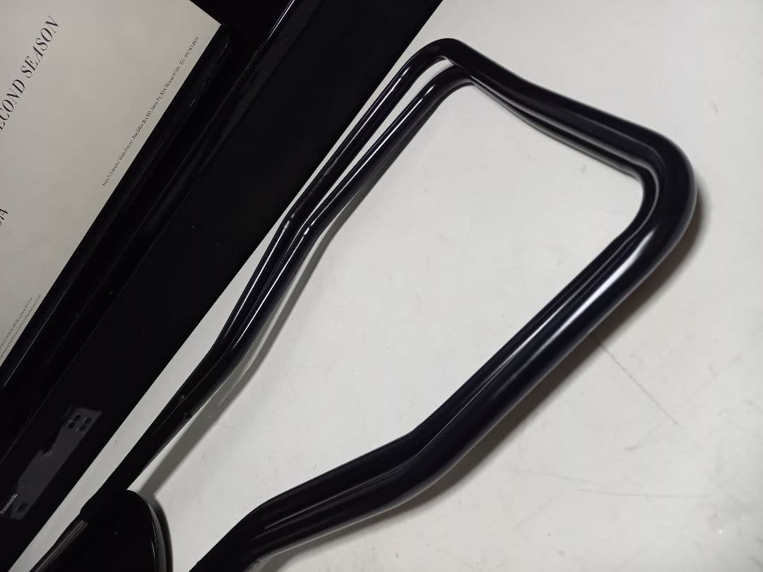 1980's　日本製　スペースエイジ　インダストリアル　ストライプ　ハイチェア