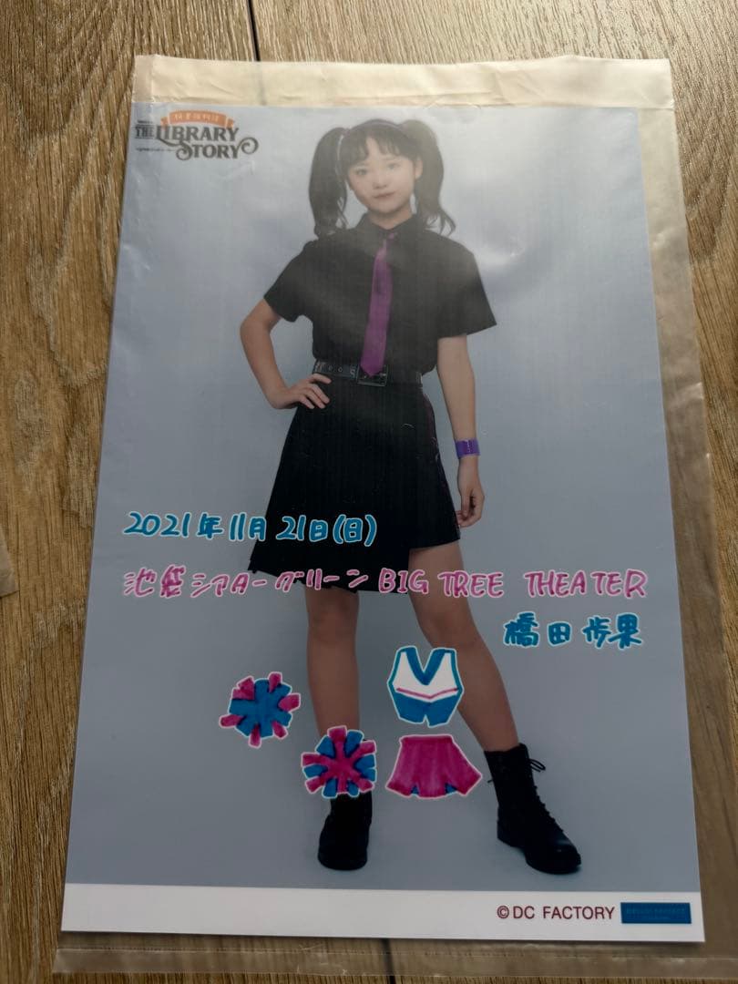 ロージークロニクル　橋田歩果日付入りA5ワイド写真 日替わり写真　12枚セット