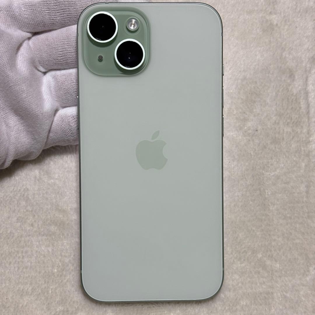 iPhone 15 512GB グリーン AppleCare+保証延長可