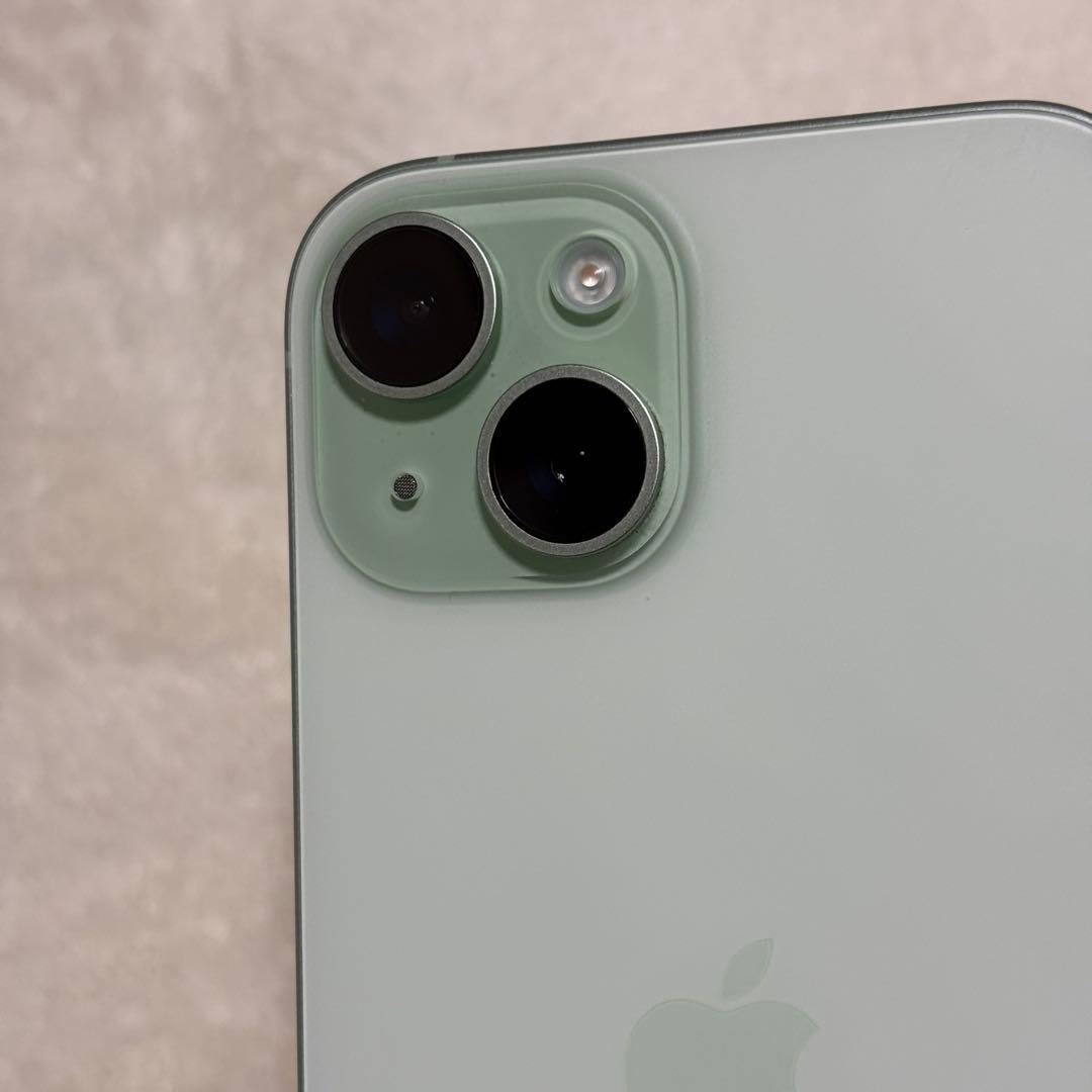 iPhone 15 512GB グリーン AppleCare+保証延長可