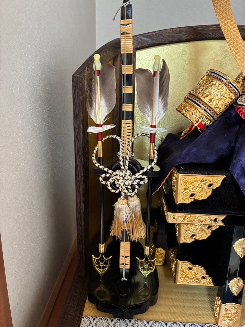 五月人形　一式　オルゴール付き