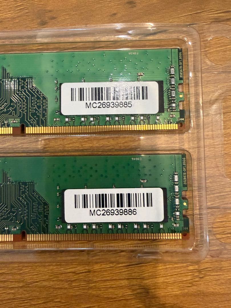 KVR24N17S8/8 8GB DDR4メモリ 2枚セット