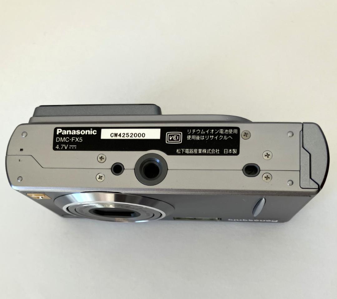 【美品】Panasonic LUMIX DMC-FX5-S LEICAレンズ搭載
