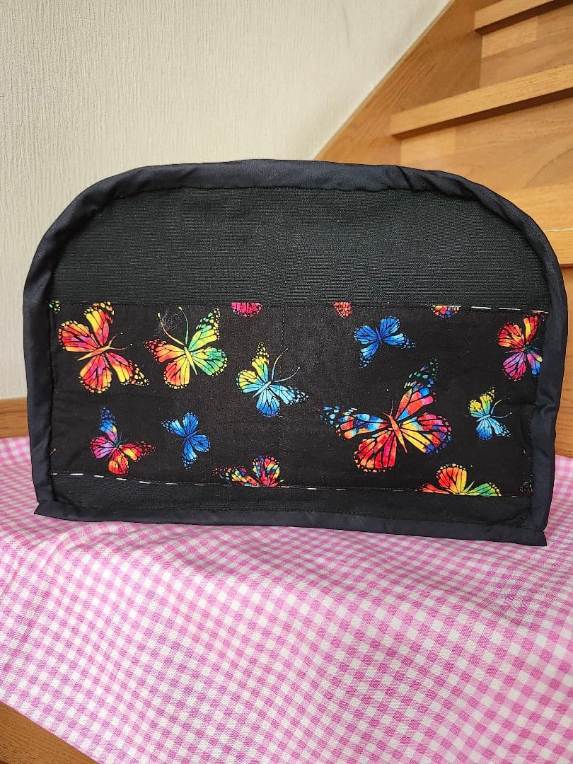 ハンドメイド、ボストン型トートバッグ