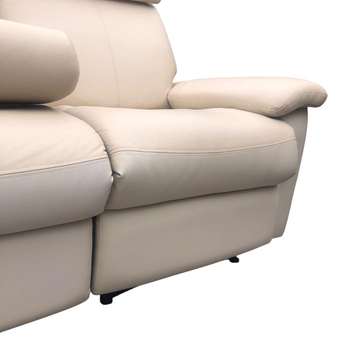 限定配送 手動 ソファ 3人掛け インテリア ベージュ 羽 N