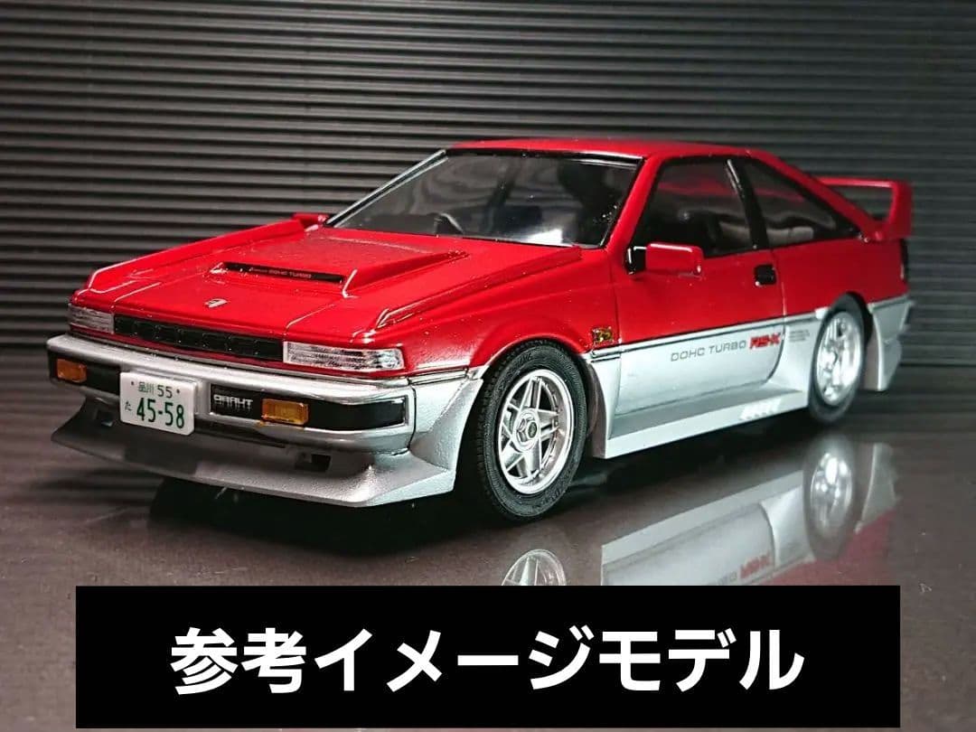 【売約済み】チョロQ S12 シルビア カスタム品 赤銀ツートン