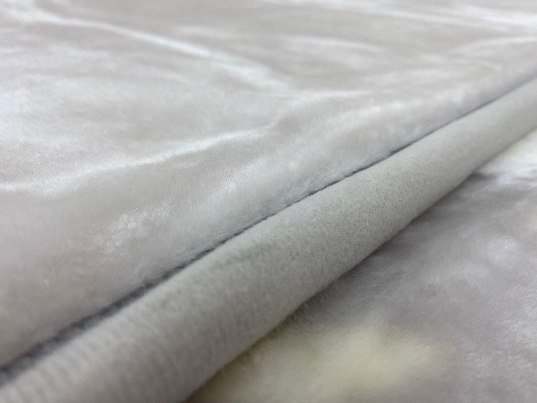 西川ボリュームなめらか合わせ毛布・ふっくら・洗濯機OK・シングル１４０×２００㎝