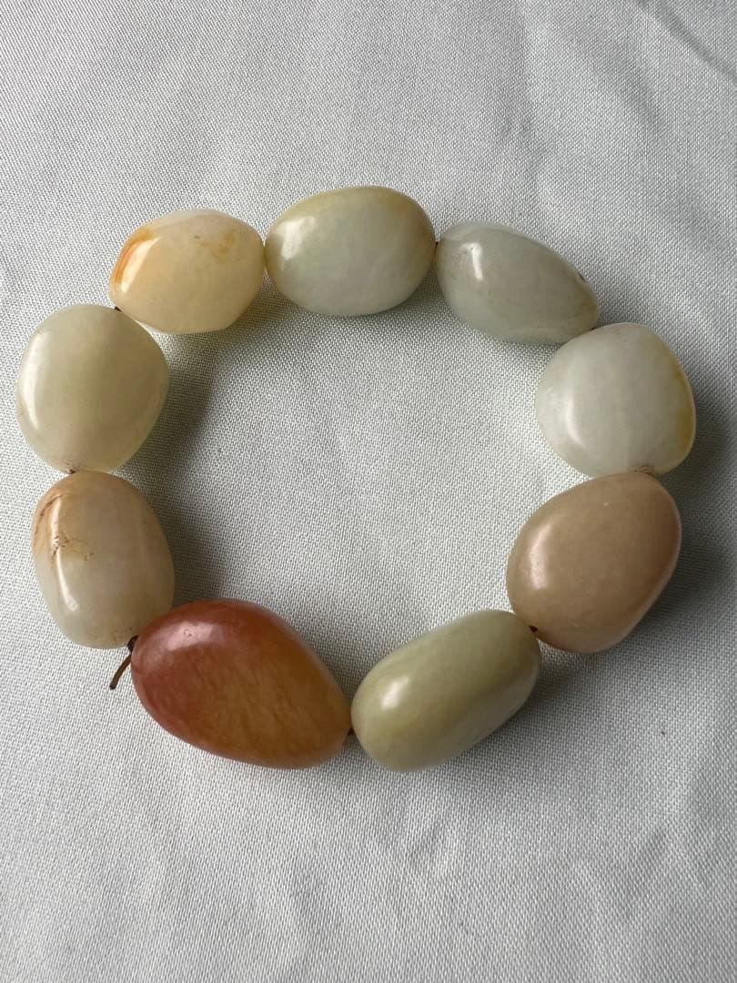 天然石 玉 腕輪