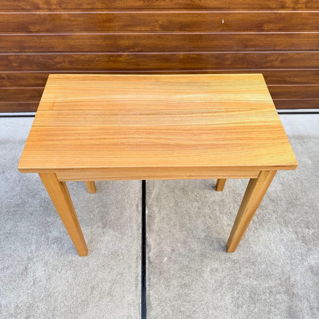 廃盤 美品 無印良品 デスク 学習机 タモ 引き出し付き