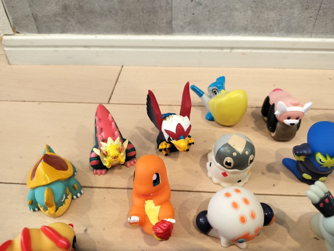 ポケモン指人形 40体 まとめ売りレア レトロ　ダブりなし