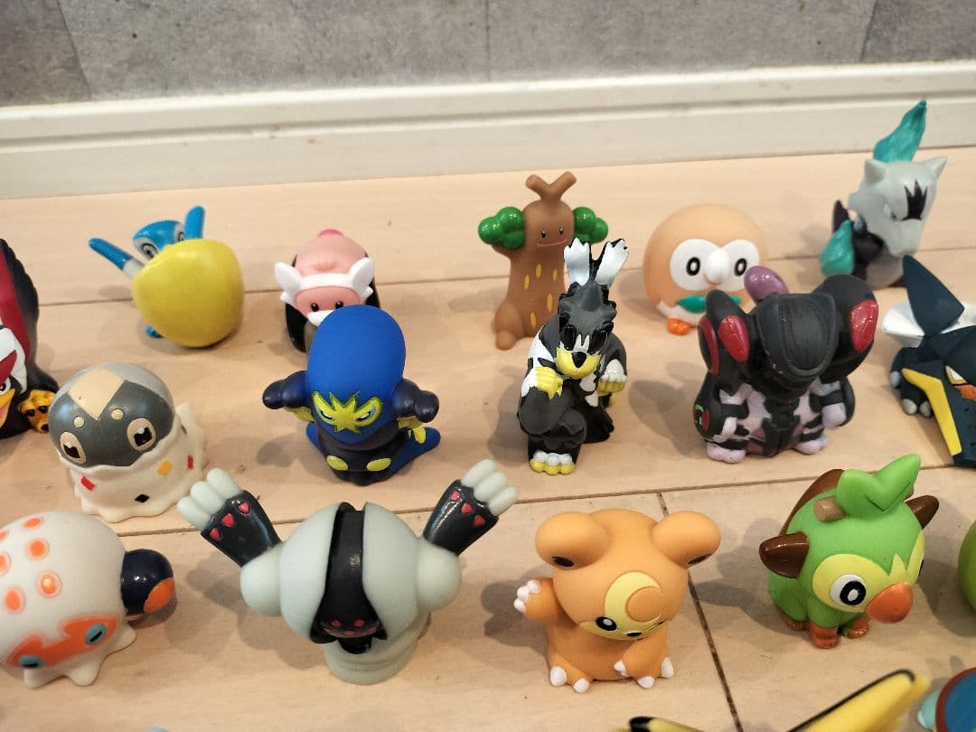 ポケモン指人形 40体 まとめ売りレア レトロ　ダブりなし