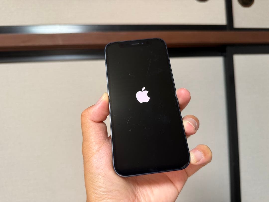 Apple iPhone 12 ブラック 本体 ケース付き