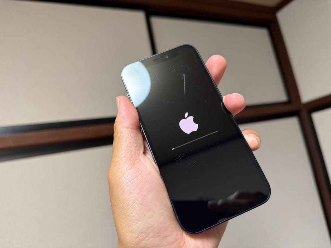 Apple iPhone 12 ブラック 本体 ケース付き