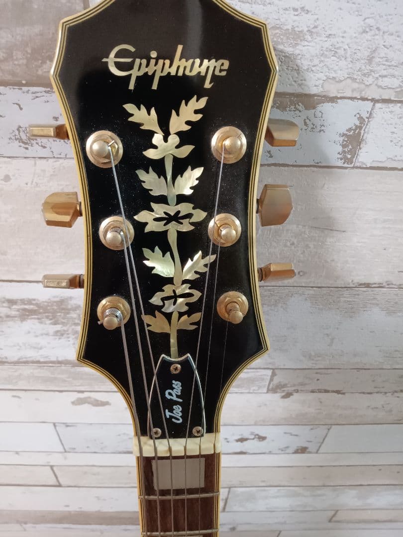 Epiphone EmperorII ジョーパス フルアコ 純正ハードケース付