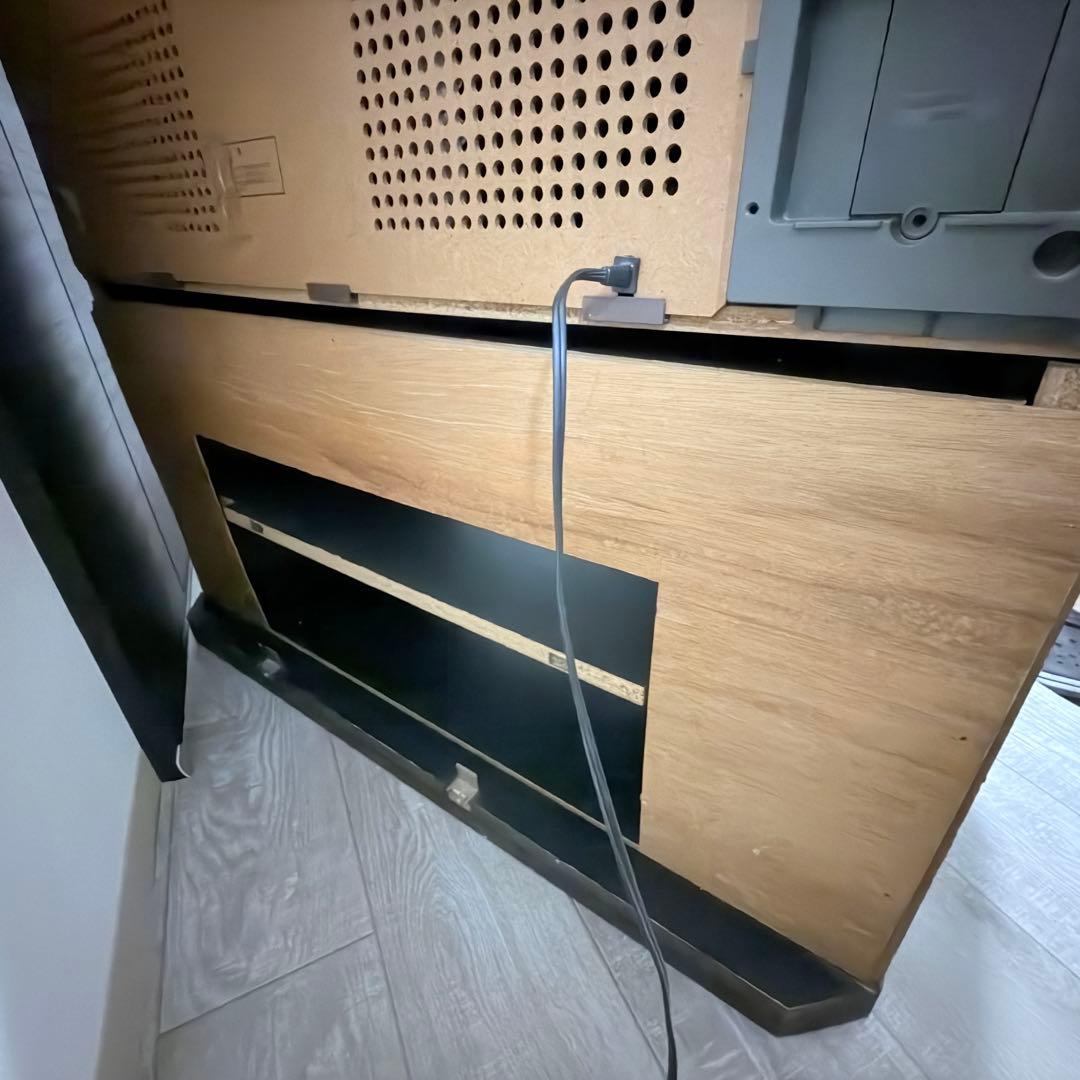 【激レア2/2・専用台】ナショナル家具調テレビ専用テレビ台（TH21用）