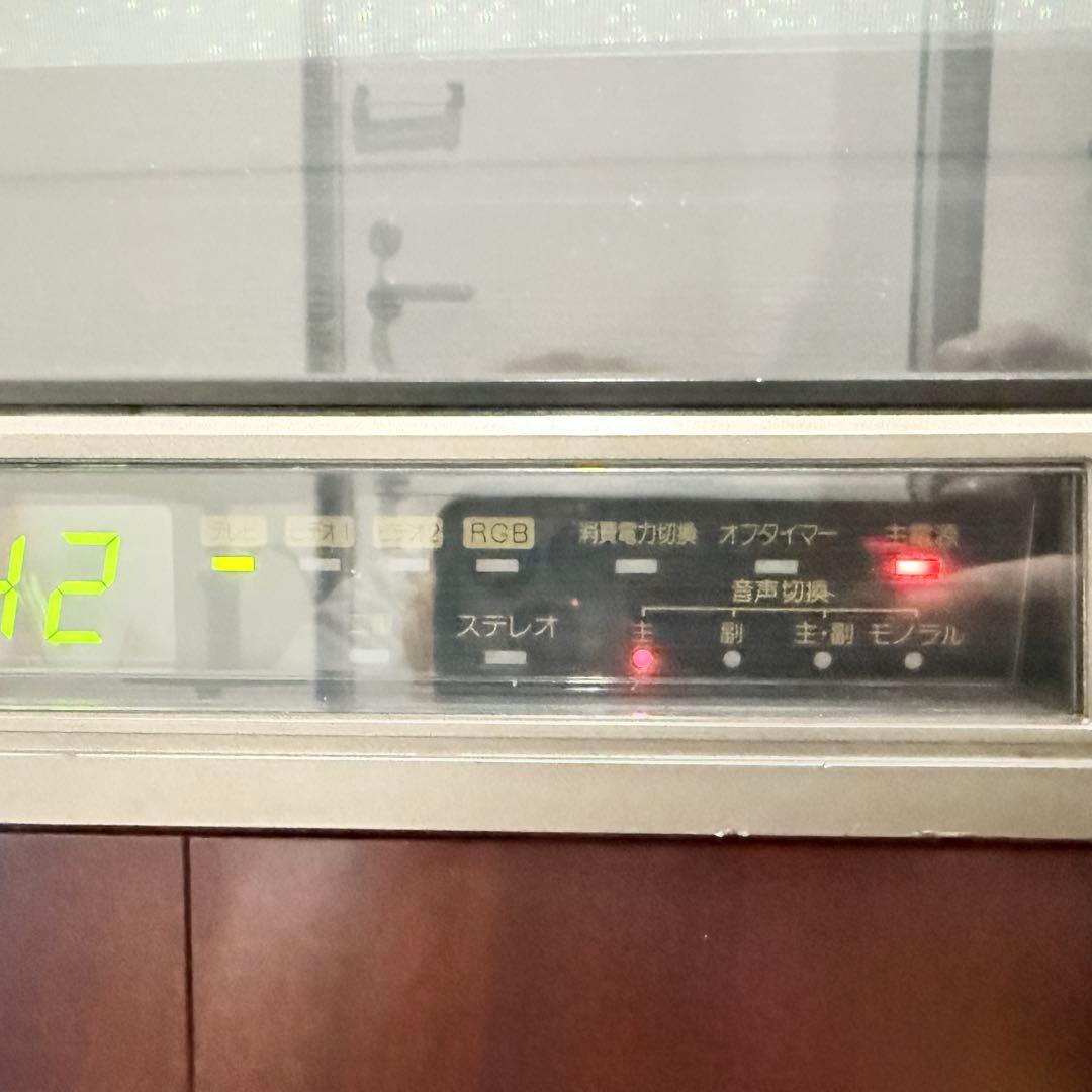 【激レア2/2・専用台】ナショナル家具調テレビ専用テレビ台（TH21用）