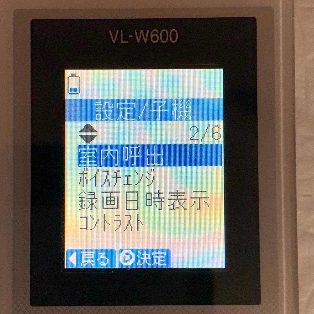 Panasonic パナソニック VL-W600 ドアホン モニター子機