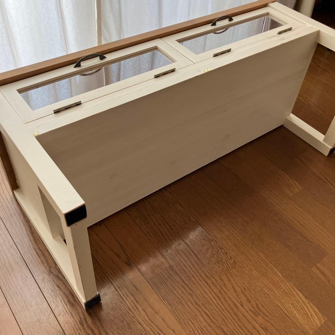 木製テレビボード 扉付き