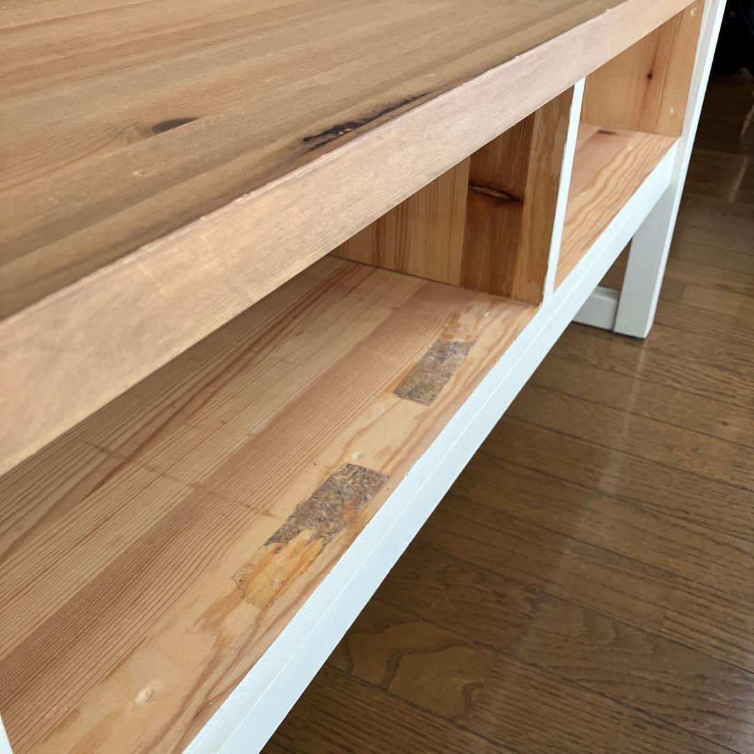 木製テレビボード 扉付き