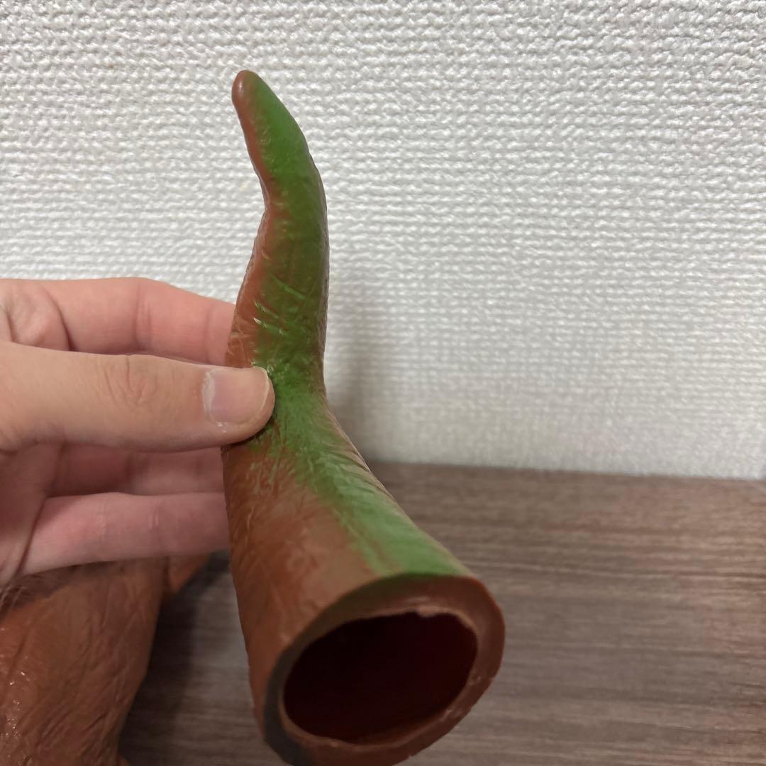 ソフビ　恐竜　ティラノサウルス　イグアノドン　ポリ人形　マルシン　パチソフビ