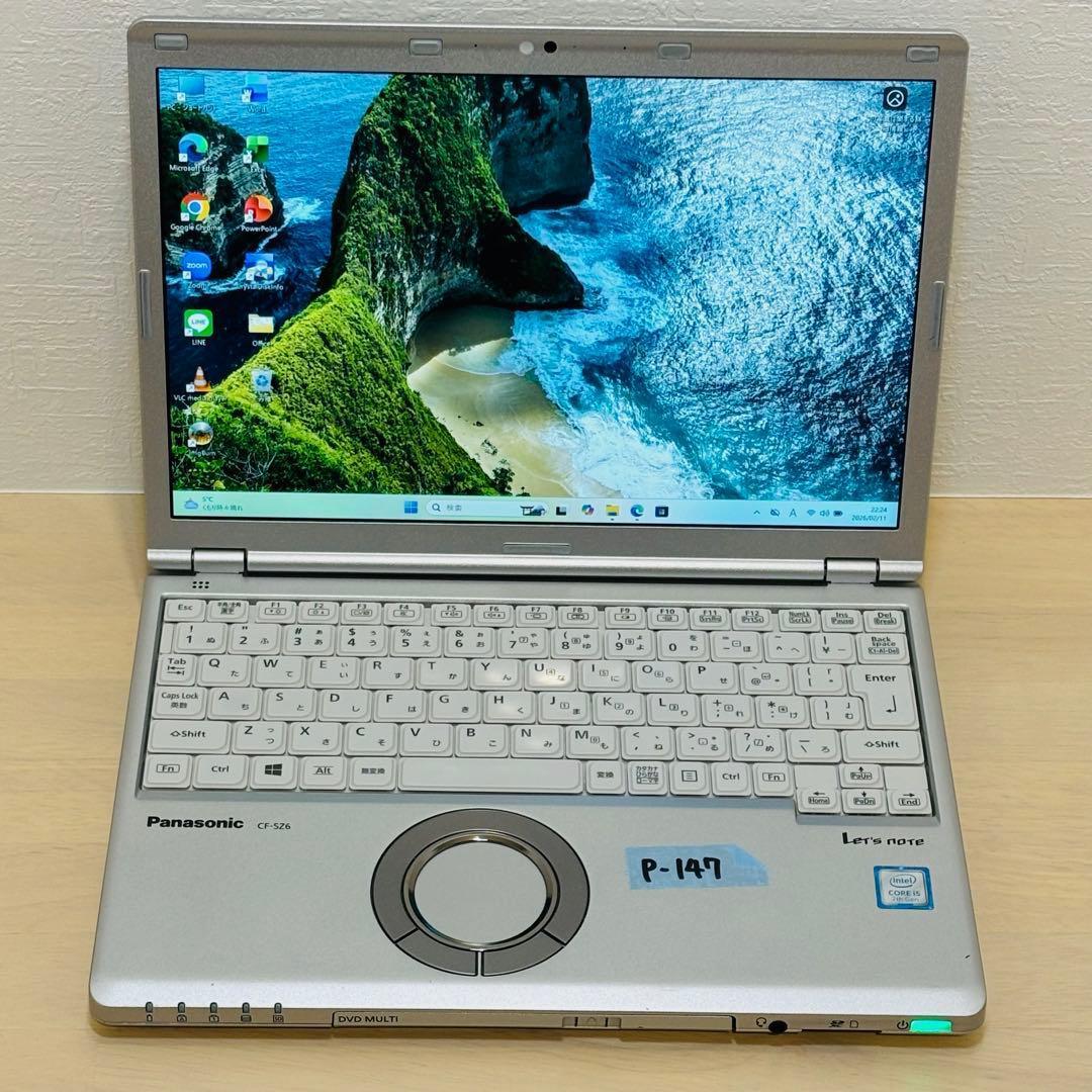 新品 SSD レッツノート Windows11 DVD オフィス付き P-147