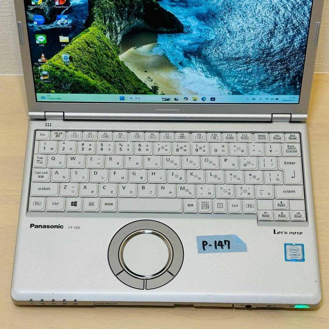 新品 SSD レッツノート Windows11 DVD オフィス付き P-147