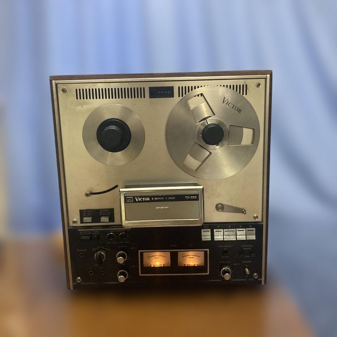 Victor TD-553 3ヘッドオーディオ機器　通電のみ確認
