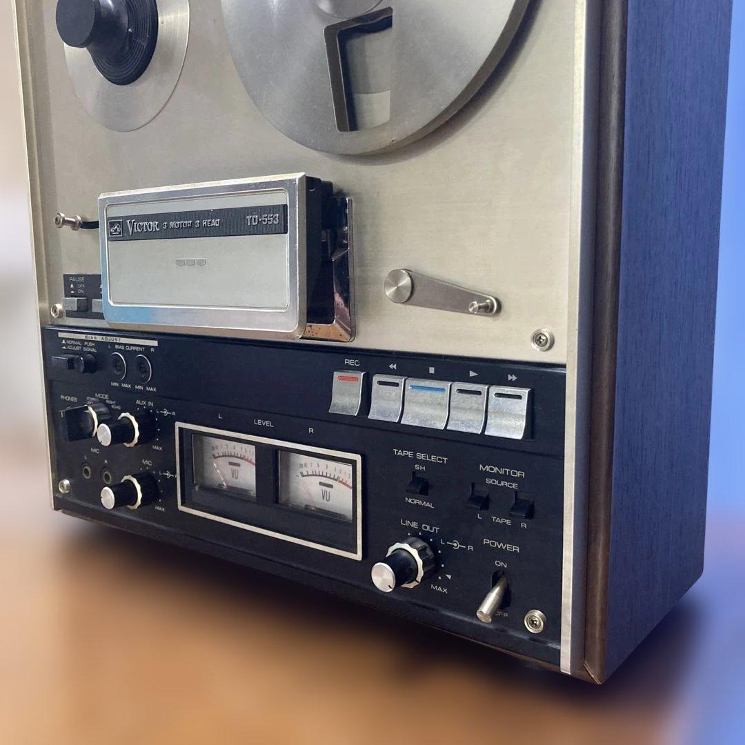 Victor TD-553 3ヘッドオーディオ機器　通電のみ確認