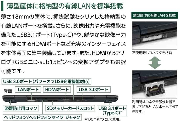 8431 nec ノートパソコン Windows11 Office付き 軽量