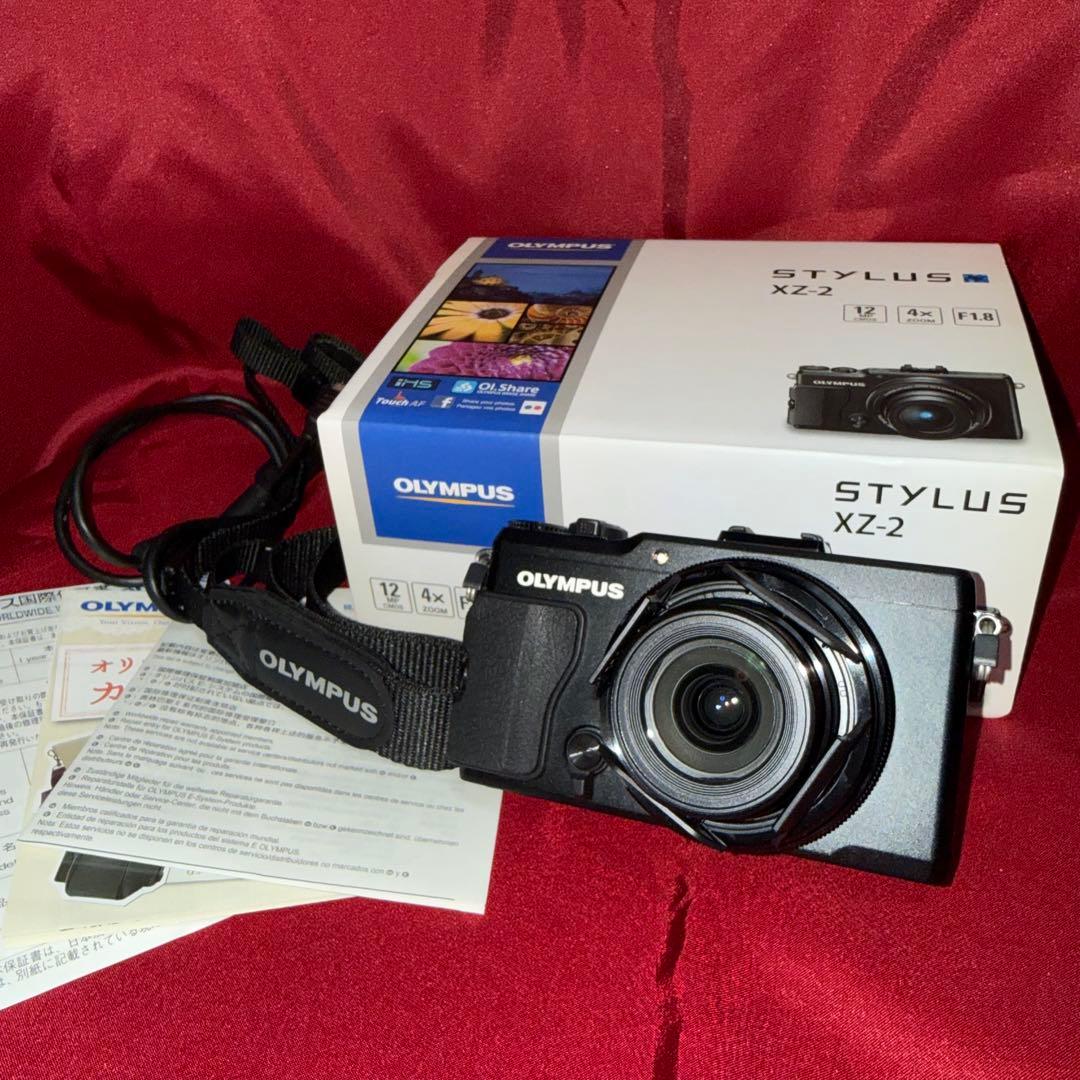 オリンパス｜STYLUS XZ-2｜ブラック｜コンパクトデジタルカメラ｜箱付き