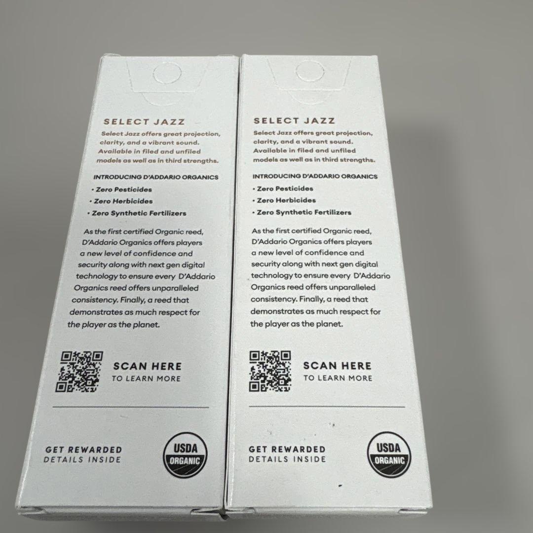 D'Addario Select Jazz テナーリード 2H 5本入り 2箱