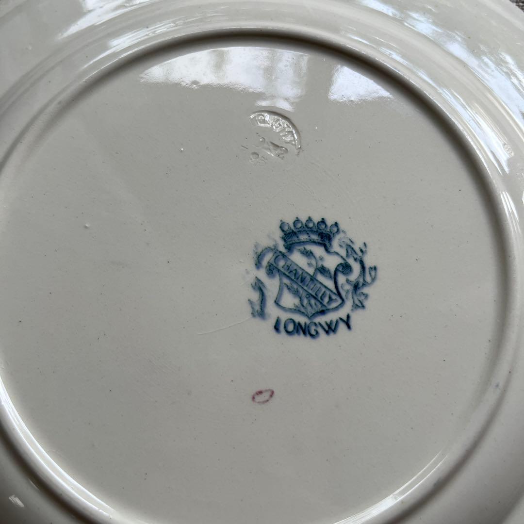 フランスアンティーク　LONGWY ロンウィ　平皿　プレート