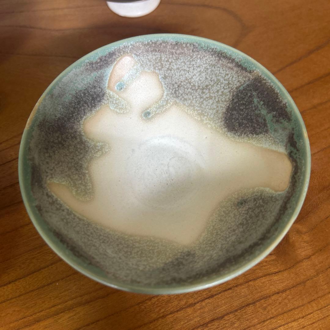 【美品】降幡未来　陶器　脚付デザートボウル　コンポート皿　4個セット販売