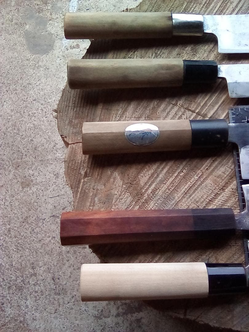 中古　和包丁　5本　鋼