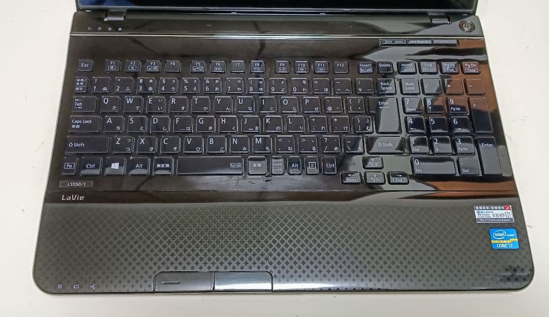 NEC LaVie Corei7 メモリ18GB SSD256GB Webカメラ