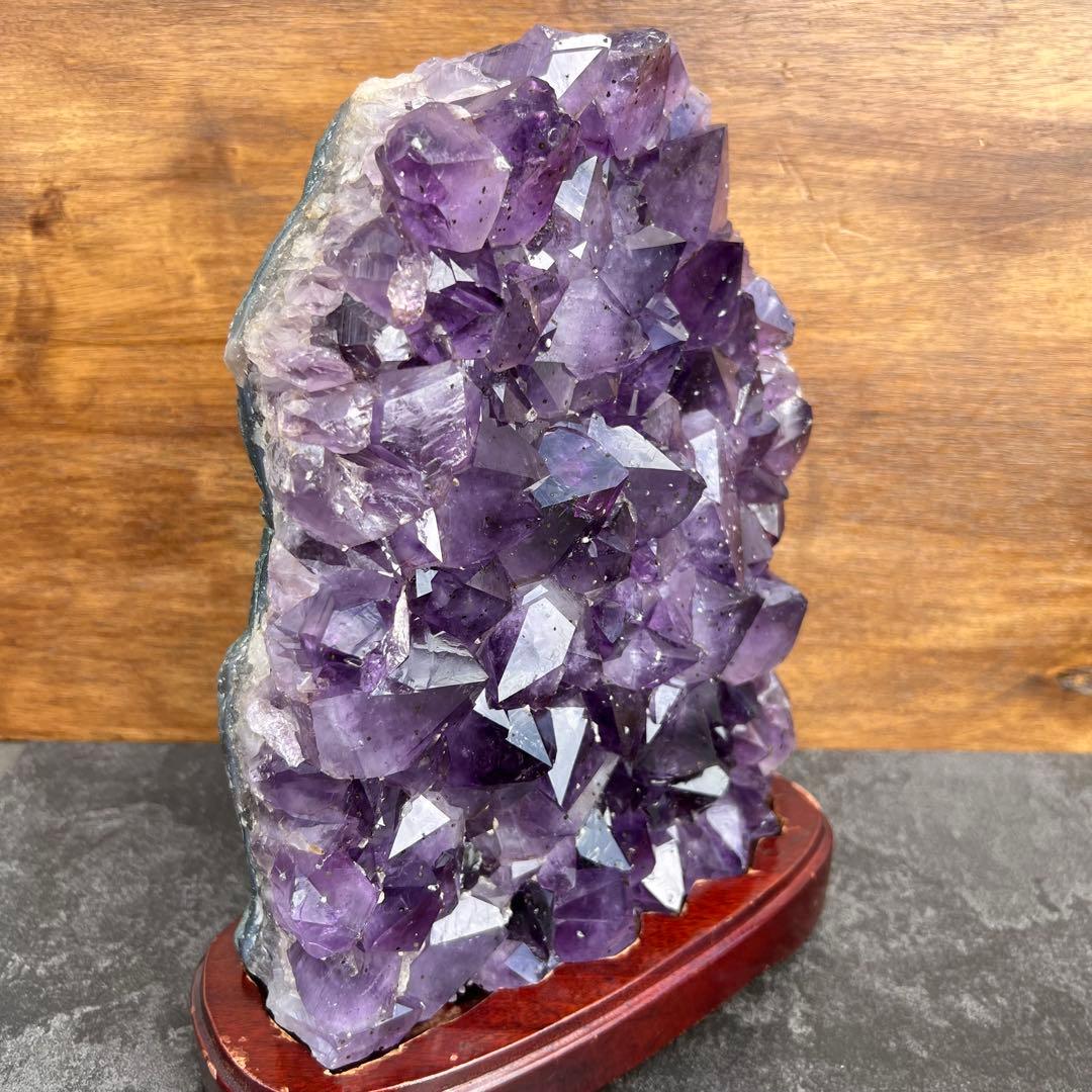 ✳️超巨大☆素敵な輝きオーラ混合パワー☆大粒 アメジスト クラスター 天然石 原石