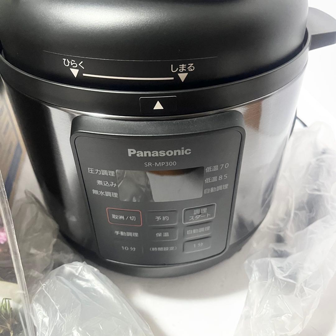 新品 未使用 Panasonic SR-MP300-K 電気圧力なべ 2.0L