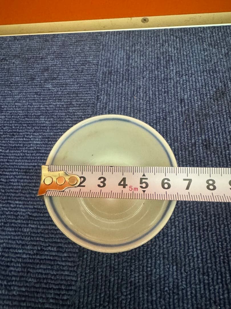 1860 古伊万里　染付　湯呑　5客　時代物