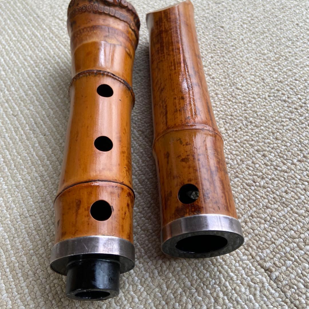 183尺八 一尺三寸管　銘　勇匠三印