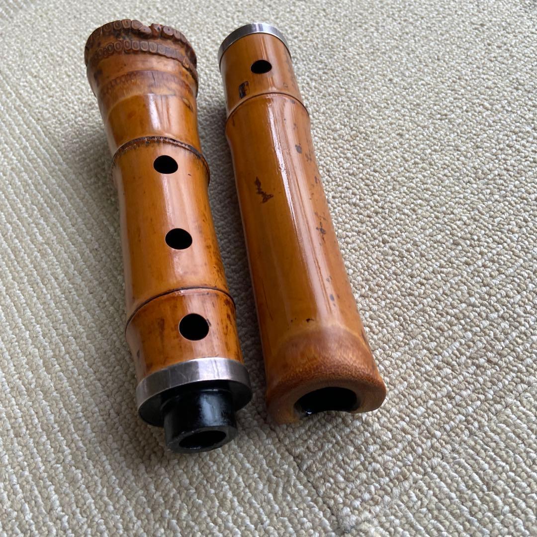 183尺八 一尺三寸管　銘　勇匠三印