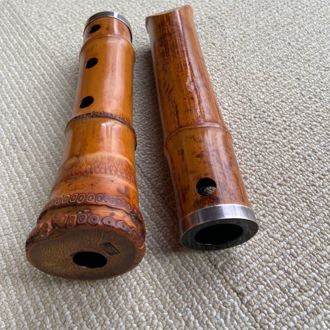 183尺八 一尺三寸管　銘　勇匠三印