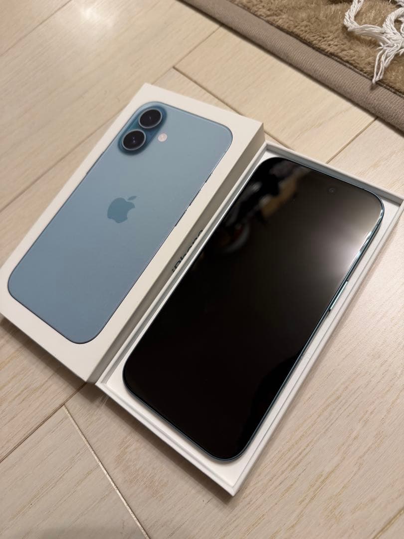 【美品】iPhone 16本体 256GB ティール