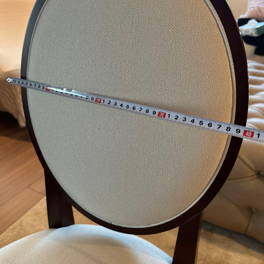 【新古品】AD CORE DEVISE クリーム色 布張り コンフォートチェア