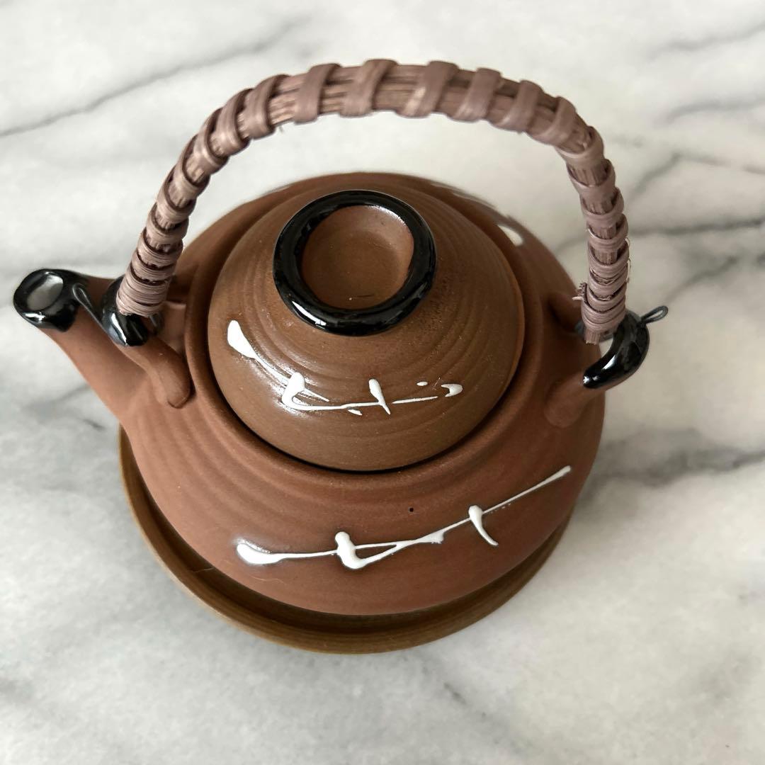 松葉平形土瓶蒸し器　6客