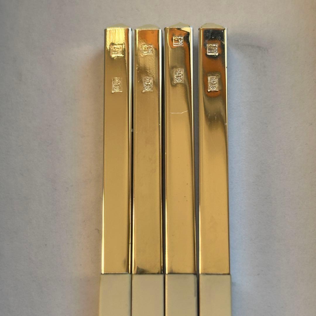 M@¥u様 クリストフル　Christofle　お箸　ホワイト　2膳　2セット