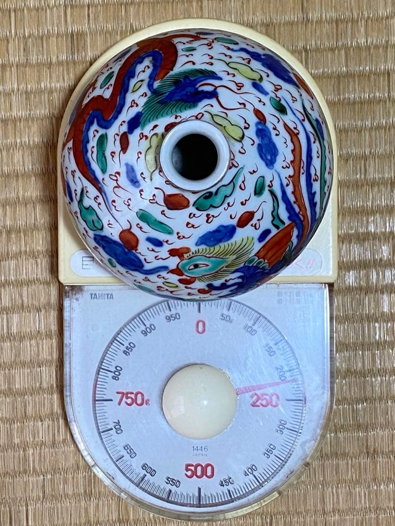 ♦️中国陶磁器 大明萬暦年製銘 染付赤絵 小壺？萬暦赤絵 古美術品 骨董品